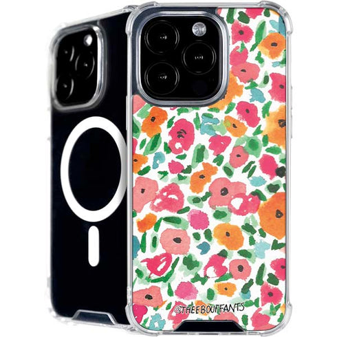 Bouffants and Broken Hearts Watercolor Floral iPhone 16 Pro MagSafe Case