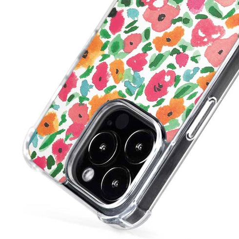 Bouffants and Broken Hearts Watercolor Floral iPhone 16 Pro MagSafe Case