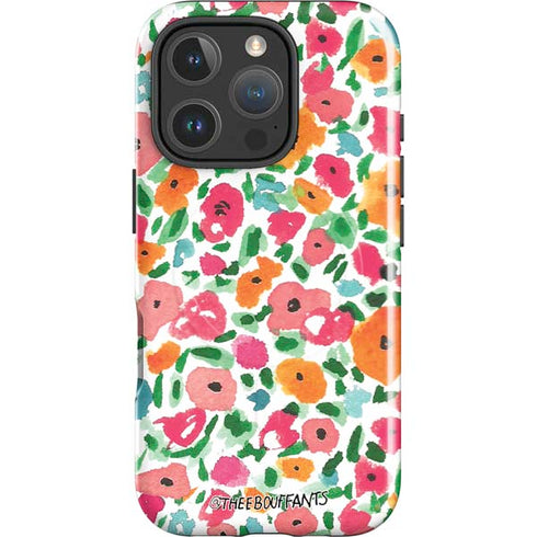 Bouffants and Broken Hearts Watercolor Floral iPhone 16 Pro Max Magsafe Impact Case