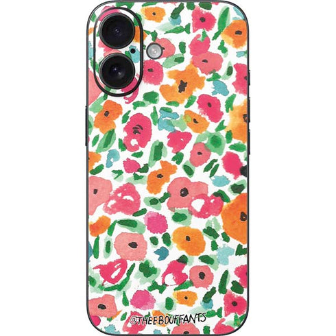 Bouffants and Broken Hearts Watercolor Floral iPhone 16 Skin