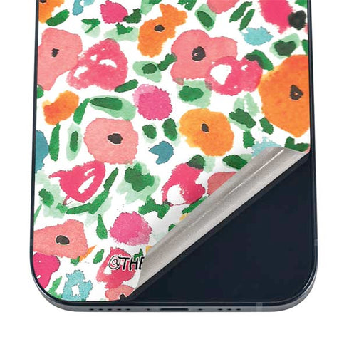 Bouffants and Broken Hearts Watercolor Floral iPhone 16 Skin