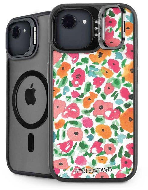 Bouffants and Broken Hearts Watercolor Floral iPhone 16e Kickstand Case