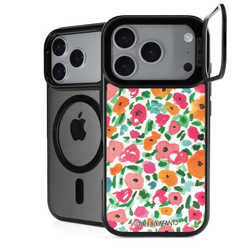 Bouffants and Broken Hearts Watercolor Floral iPhone 18 Pro Max Kickstand Case