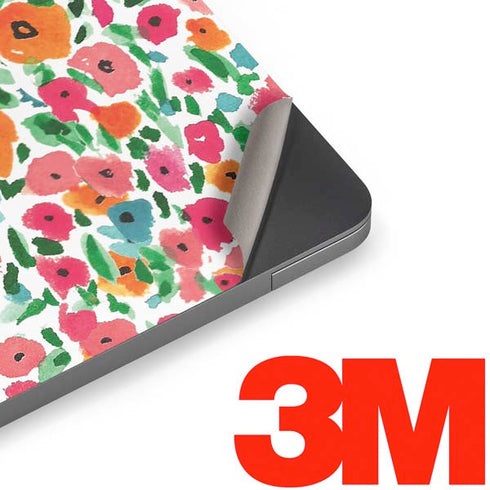 Bouffants and Broken Hearts Watercolor Floral Apple MacBook Air Skin