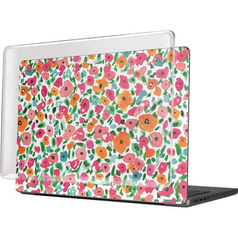 Bouffants and Broken Hearts Watercolor Floral MacBook Pro 14in (2021-24) Case plus Skin