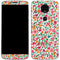 Bouffants and Broken Hearts Watercolor Floral Moto E5 Plus Skin