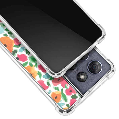 Bouffants and Broken Hearts Watercolor Floral Moto G Stylus 5G (2025) Clear Case