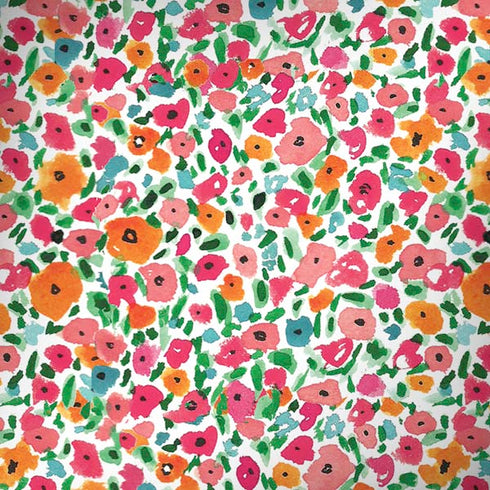 Bouffants and Broken Hearts Watercolor Floral Moto G6 Skin