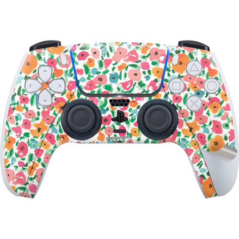 Bouffants and Broken Hearts Watercolor Floral PS5 Pro Bundle Skin