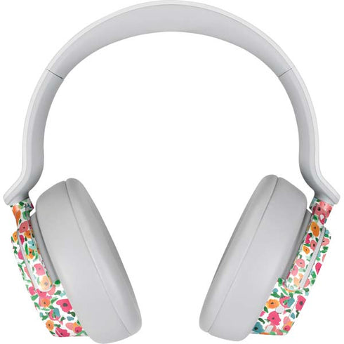 Bouffants and Broken Hearts Watercolor Floral Surface Headphones Skin