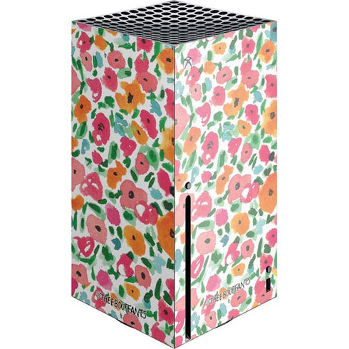 Bouffants and Broken Hearts Watercolor Floral Xbox Series X Skins