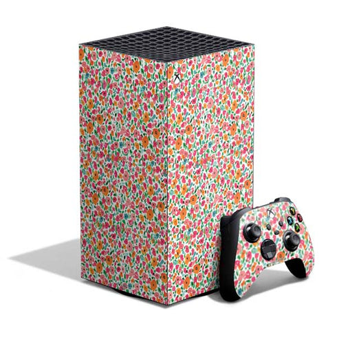 Bouffants and Broken Hearts Watercolor Floral XBox Series X Digital Edition Bundle Skin