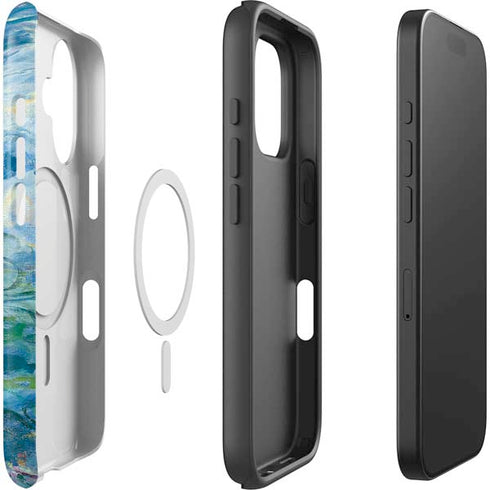 Waterlilies, 1916-19 by Monet iPhone 16 Magsafe Impact Case