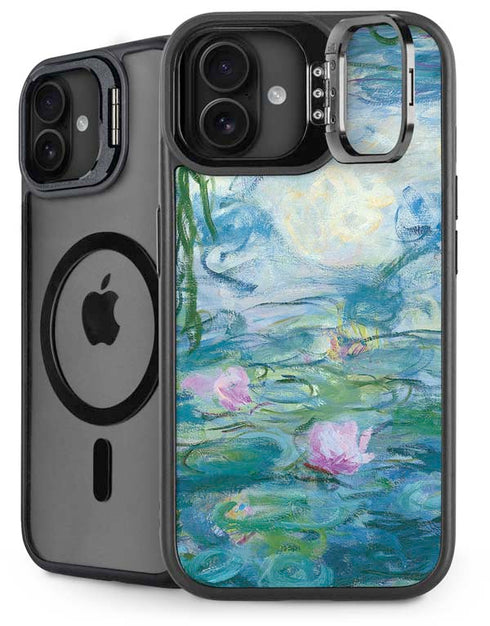 Waterlilies, 1916-19 by Monet iPhone 16 Plus Kickstand Case