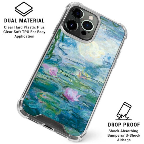 Waterlilies, 1916-19 by Monet iPhone 16 Pro Clear Case