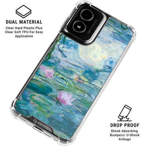Waterlilies, 1916-19 by Monet Moto G Power 5G (2024) Clear Case