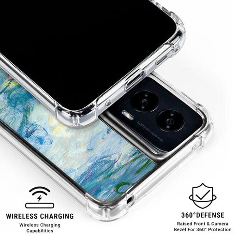 Waterlilies, 1916-19 by Monet Moto G Power 5G (2024) Clear Case