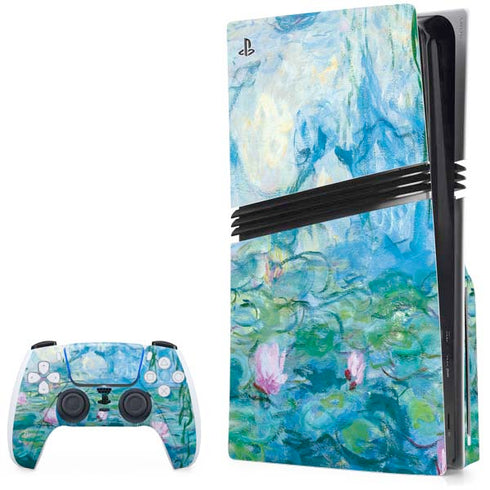Waterlilies, 1916-19 by Monet PS5 Pro Disk Bundle Skin
