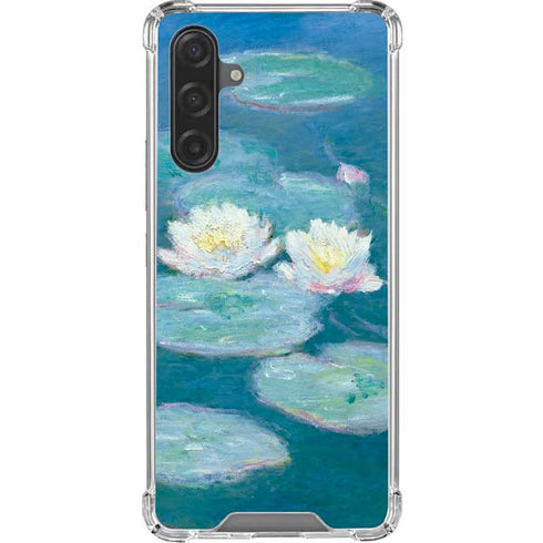 Waterlilies, Evening by Monet Galaxy A17 Clear Case