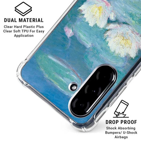 Waterlilies, Evening by Monet Galaxy A36 5G Clear Case