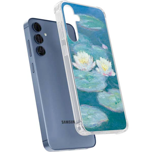 Waterlilies, Evening by Monet Galaxy A55 5G Clear Case