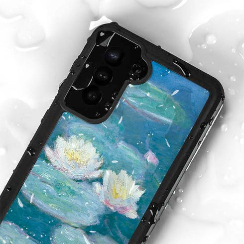 Waterlilies, Evening by Monet Galaxy S24 Plus Waterproof Case