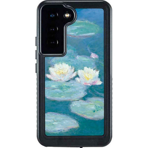 Waterlilies, Evening by Monet Galaxy S24 Waterproof Case
