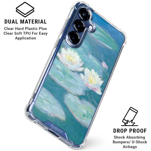 Waterlilies, Evening by Monet Galaxy S25 Clear Case