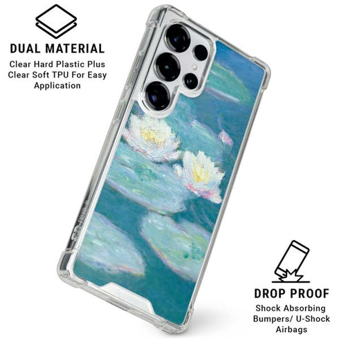 Waterlilies, Evening by Monet Galaxy S25 Ultra Clear Case
