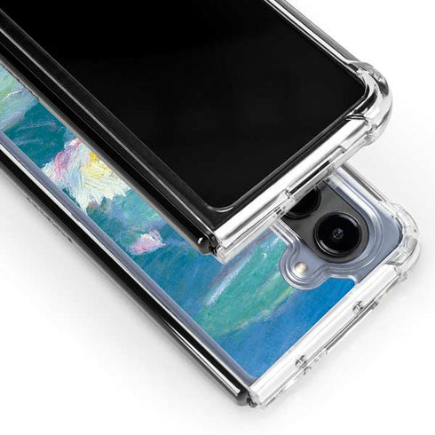 Waterlilies, Evening by Monet Galaxy Z Fold5 5G Clear Case