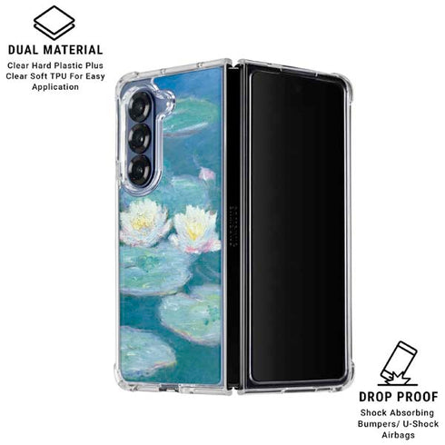 Waterlilies, Evening by Monet Galaxy Z Fold6 Clear Case