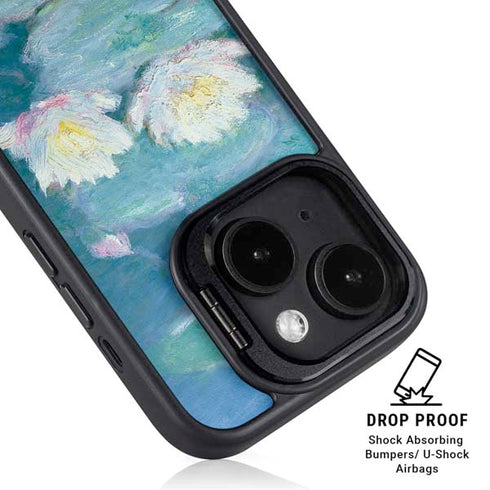 Waterlilies, Evening by Monet iPhone 13 Kickstand Case