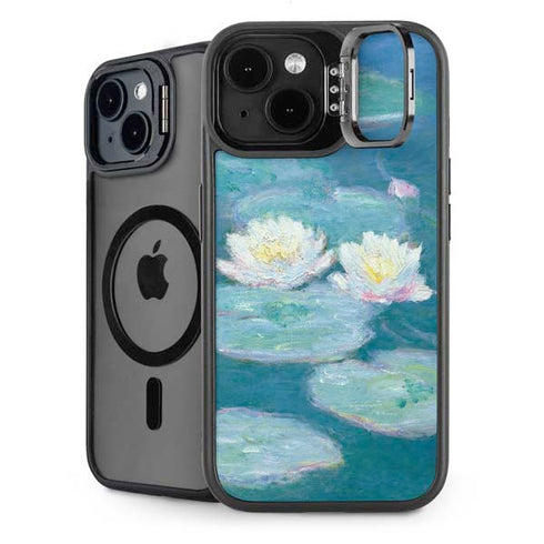Waterlilies, Evening by Monet iPhone 15 Kickstand Case