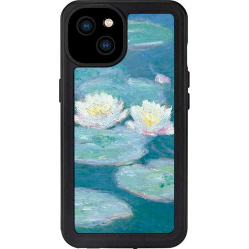 Waterlilies, Evening by Monet iPhone 15 Plus Waterproof Case