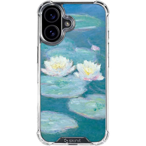 Waterlilies, Evening by Monet iPhone 16 Clear Case