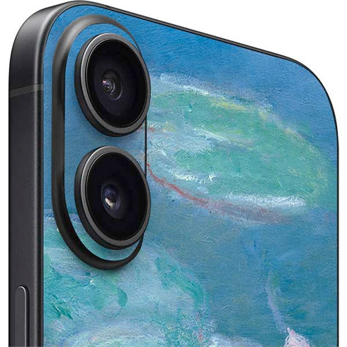 Waterlilies, Evening by Monet iPhone 16 Plus Skin