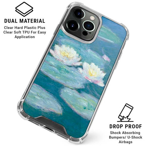 Waterlilies, Evening by Monet iPhone 16 Pro Max Clear Case