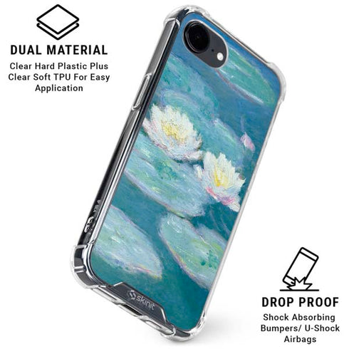 Waterlilies, Evening by Monet iPhone 16e Clear Case