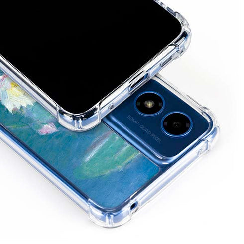 Waterlilies, Evening by Monet Moto G 5G (2024) Clear Case