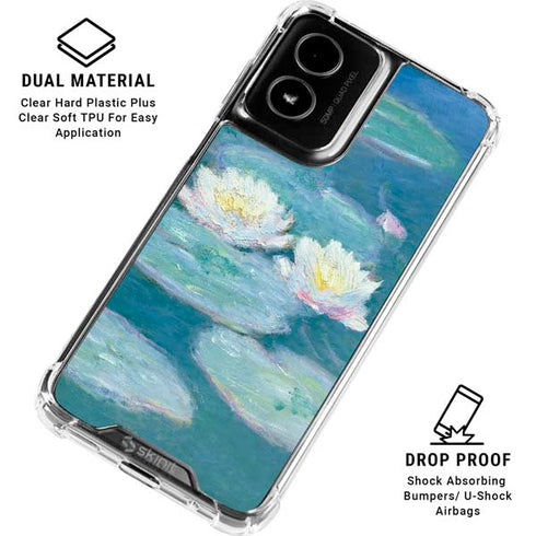 Waterlilies, Evening by Monet Moto G Power 5G (2024) Clear Case
