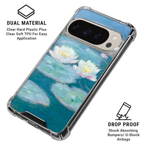 Waterlilies, Evening by Monet Pixel 9/9 Pro Clear Case