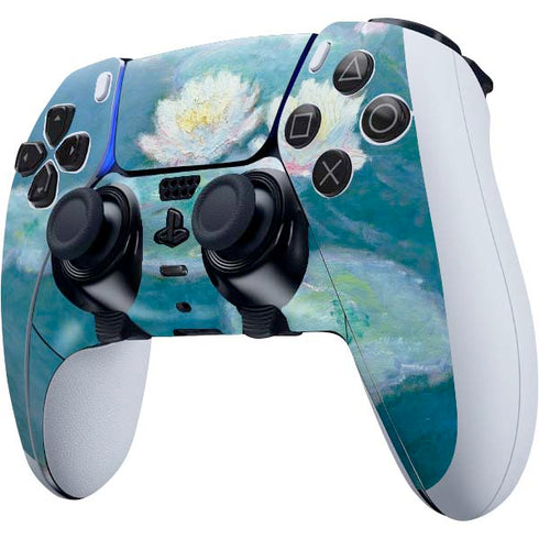 Claude Monet Waterlilies, Evening PS5 DualSense Edge Pro Controller Skin