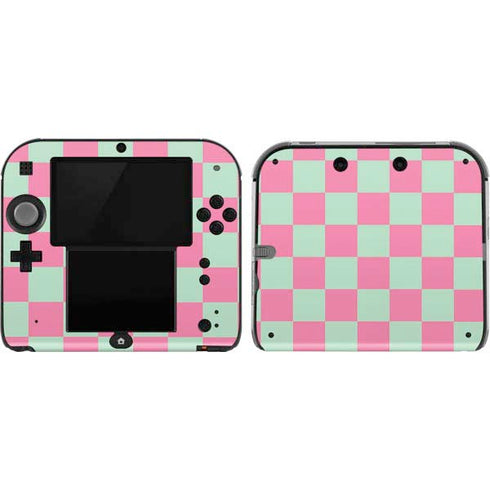Watermelon Checkered Nintendo Skins