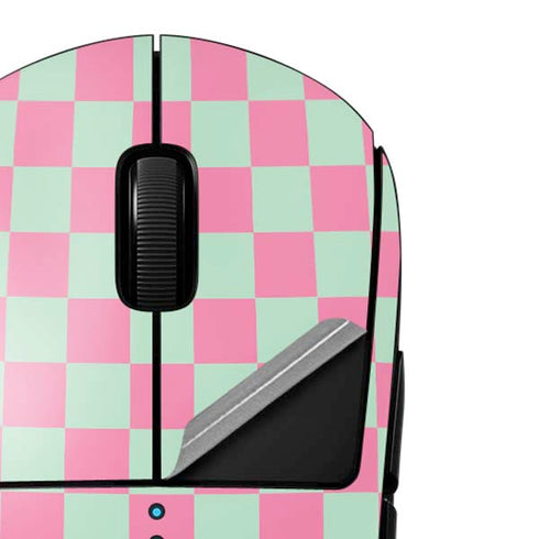 Watermelon Checkered G Pro Wireless Gaming Mouse Skin