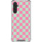Watermelon Checkered Galaxy A17 Clear Case