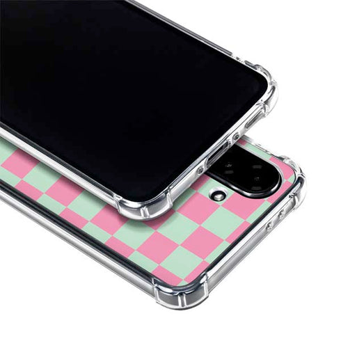 Watermelon Checkered Galaxy A36 5G Clear Case