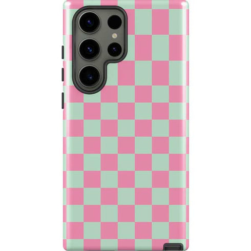 Watermelon Checkered Galaxy S23 Ultra Pro Case