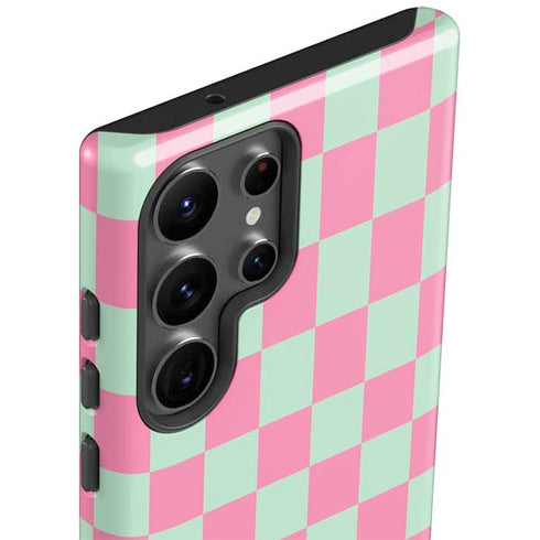Watermelon Checkered Galaxy S23 Ultra Pro Case