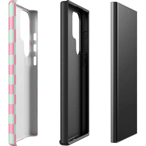Watermelon Checkered Galaxy S23 Ultra Pro Case