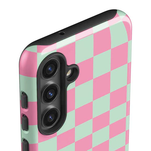 Watermelon Checkered Galaxy S25 Impact Case